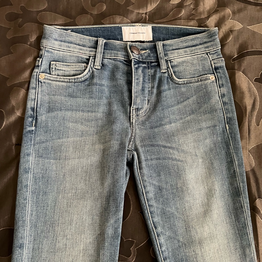 Current/Elliott Light Blue Skinny Jeans Women’s 24 Excellent Condition Like New